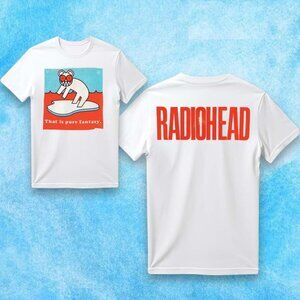 Radiohead 'That Is Pure Fantasy' Off-White Music T-Shirt, Stylish Fan Apparel172